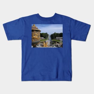 The Great Cascade, Peterhof, Russia Kids T-Shirt